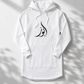 Arabic Name Hoodie Dress — Custom Calligraphy | Modest Streetwear