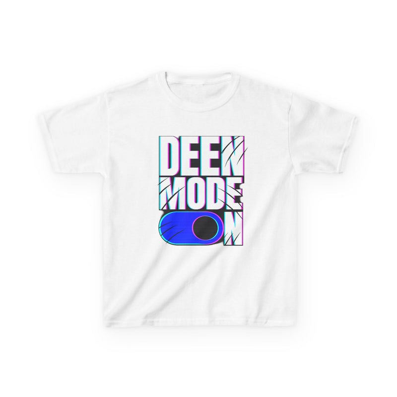 Deen Mode Kids Tee — Islamic Streetwear Graphic T-Shirt for Kids | Amanihaus