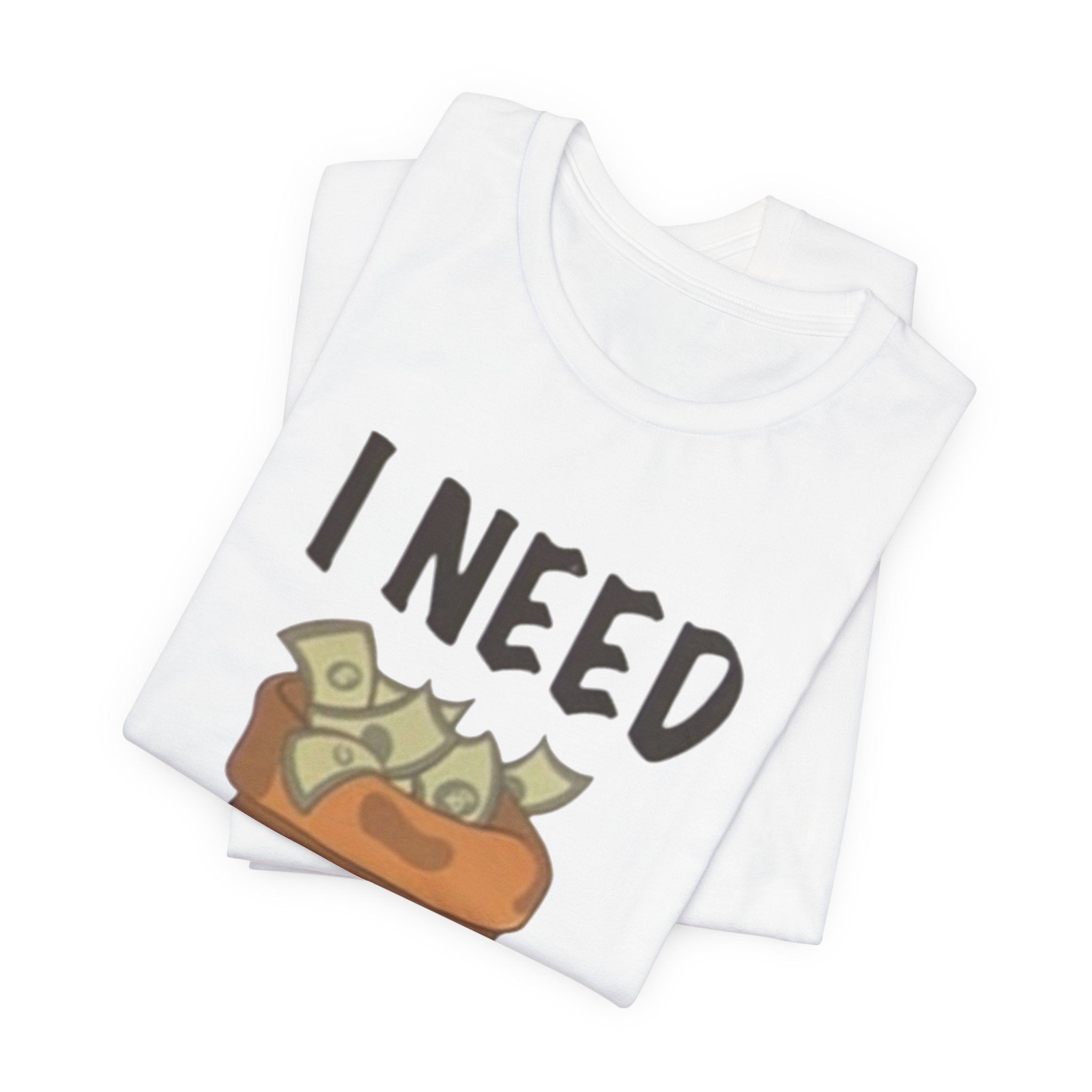 I Need فلوس Tee — Arabic Slang Streetwear Graphic T-Shirt | Amanihaus