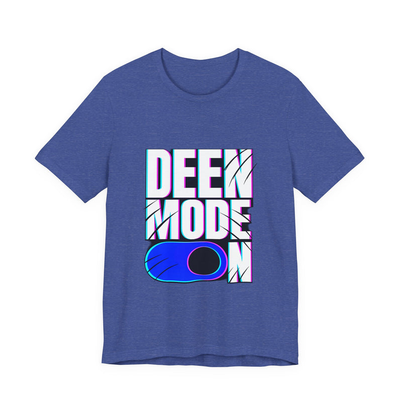 Deen Mode Tee — Arabic Streetwear Graphic T-Shirt | Amanihaus