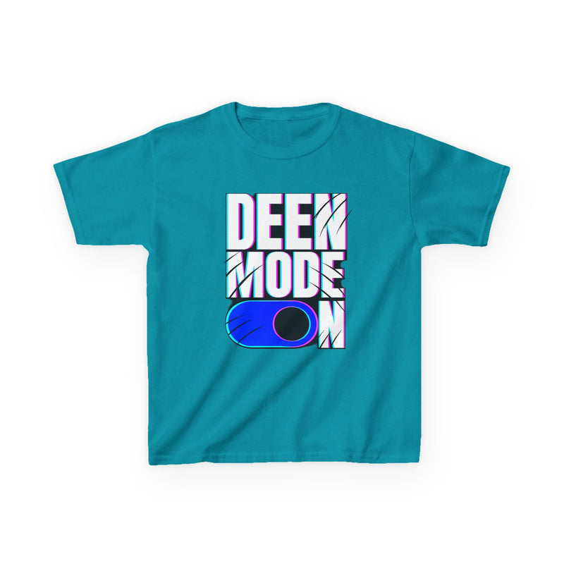 Deen Mode Kids Tee — Islamic Streetwear Graphic T-Shirt for Kids | Amanihaus