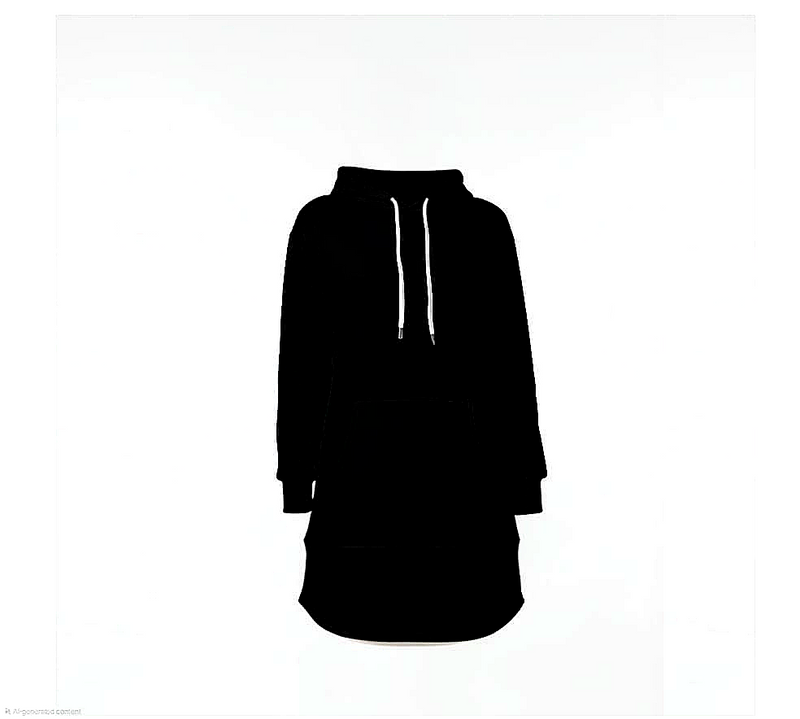 Arabic Name Hoodie Dress — Custom Calligraphy | Modest Streetwear