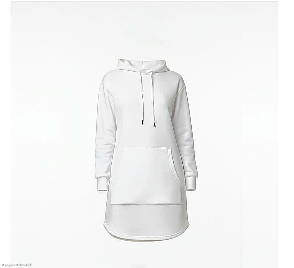 Arabic Name Hoodie Dress — Custom Calligraphy | Modest Streetwear