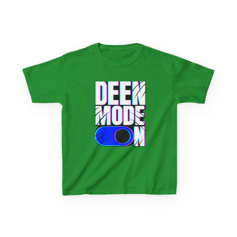 Deen Mode Kids Tee — Islamic Streetwear Graphic T-Shirt for Kids | Amanihaus