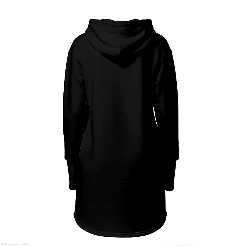 Arabic Name Hoodie Dress — Custom Calligraphy | Modest Streetwear