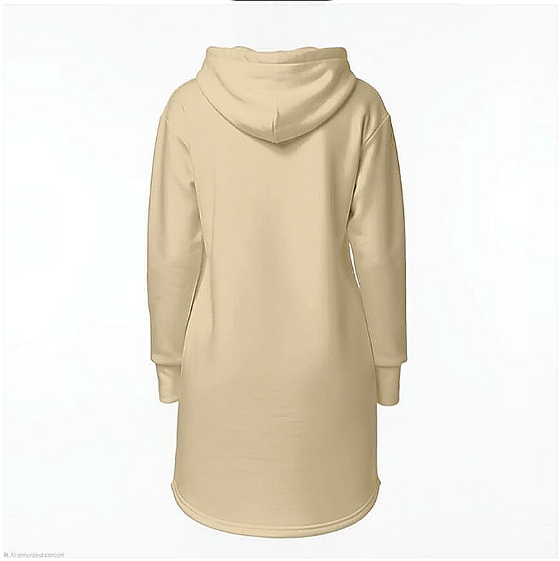 Arabic Name Hoodie Dress — Custom Calligraphy | Modest Streetwear